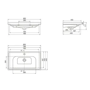 Vintag 80 Seville | Bathroom Vanity | E-shop.si