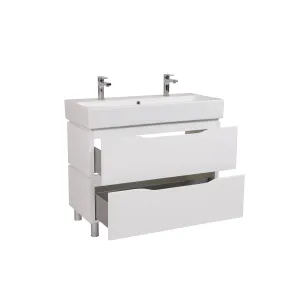 Venice 100 White Floor Cabinet | Bathroom Furniture | E-shop.si
