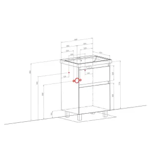 Elit 60 Floor-Standing Vanity | Bathroom | E-shop.si