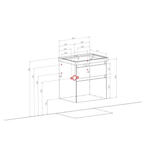 Omarica Elite 60 z umivalnikom | Kopalnica | E-shop.si