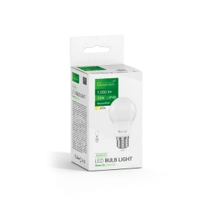 GREEN TECH LED bulb Green Tech 10W, 4000K, E27, A60, Flux: 1000 lm, IP40, Epistar chip - BLX-6112