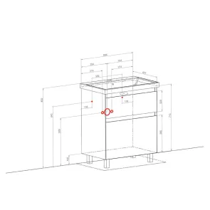 Elit 70 Floor-standing Vanity | Bathroom | E-shop.si