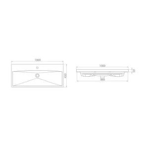 Elit 100 wall-mounted vanity | Bathroom | E-shop.si