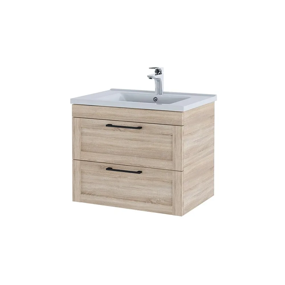 Inari 65 hrast stenska | Kopalniška omarica | E-shop.si