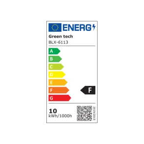 GREEN TECH LED žarnica Green Tech 10W, 6000K, E27, A60, Flux: 1000 lm, IP40, Epistar čip - BLX-6113