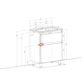 Omarica Akcent 70 | Pohištvo za kopalnice | E-shop.si