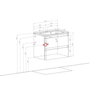 Akcent 70 | Bathroom Vanity | E-shop.si