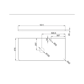 Stenska omarica Akcent 100 | Kopalniško pohištvo | E-shop.si