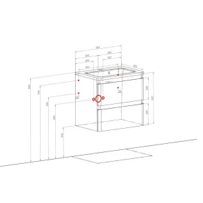 Akcent 60 | Bathroom Vanity | E-shop.si