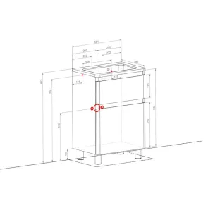 Omarica Akcent 60 | Kopalniška omarica | E-shop.si