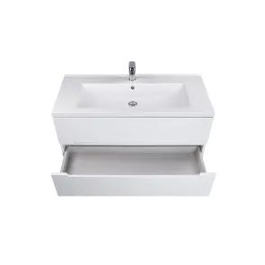 Oktavio 100 wall-mounted sink cabinet | Bathroom | E-shop.si