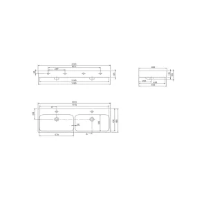 Venice 120 bela talna omarica | Kopalniško pohištvo | E-shop.si