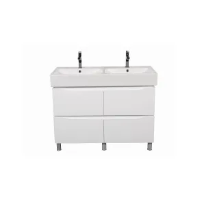 Venice 120 bela talna omarica | Kopalniško pohištvo | E-shop.si