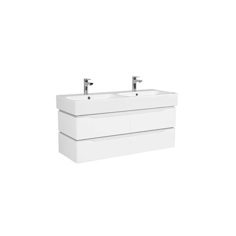 Venice 120 White Wall-Mounted Vanity | Bathroom | E-shop.si
