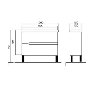 Sidney 100 cm vanity | Bathroom | E-shop.si