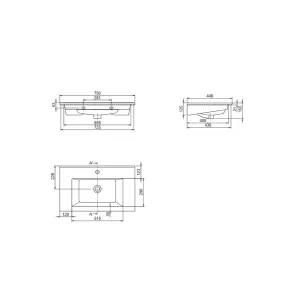 Loft Nero Moras 75 stenska | Kopalnica | E-shop.si