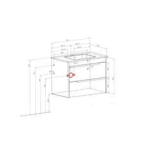 Loft Nero Moras 75 stenska | Kopalnica | E-shop.si