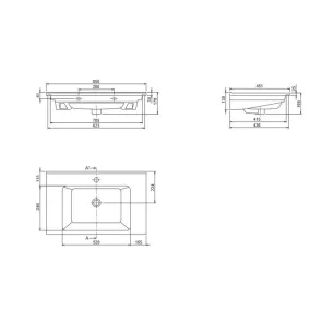 Loft Iron Nero Moras 85 | Bathroom cabinet | E-shop.si