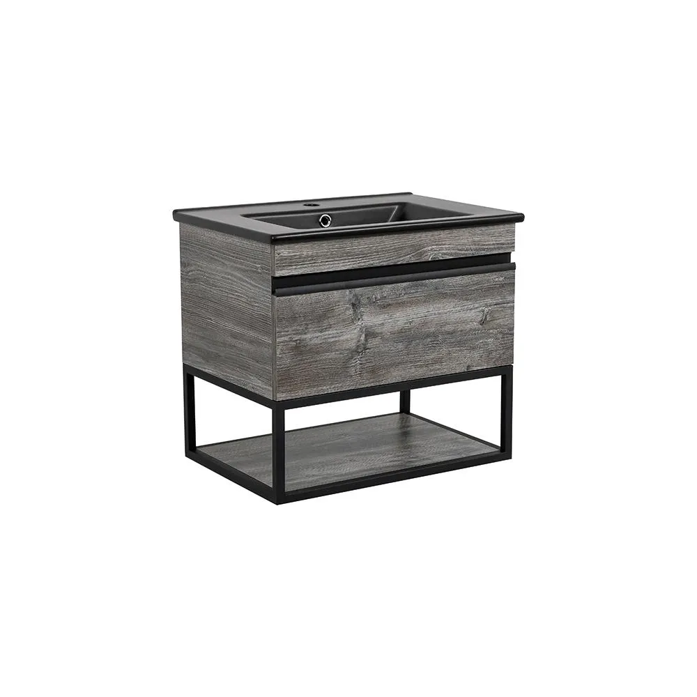 Loft Iron Nero Moras 65 | Wall-mounted bath cabinet | E-shop.si