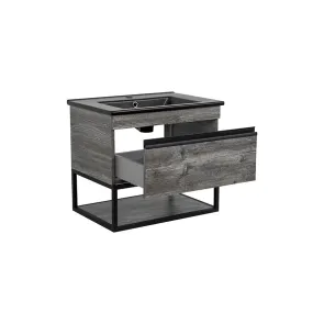 Loft Iron Nero Moras 65 | Wall-mounted bath cabinet | E-shop.si