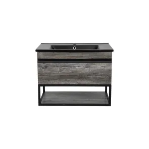 Loft Iron Nero Moras 65 | Wall-mounted bath cabinet | E-shop.si