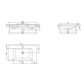 Loft Sevilija 85 | Wall-mounted bathroom cabinet | E-shop.si