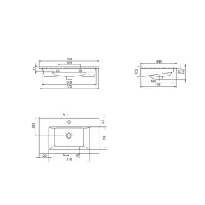 Loft Sevilija 75 | Kopalniška omarica | E-shop.si