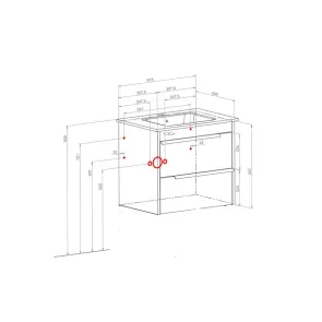 Loft Sevilija 65 | Wall-mounted bathroom cabinet | E-shop.si