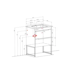 Loft Nero Moras 65 | Floor-standing Cabinet | E-shop.si