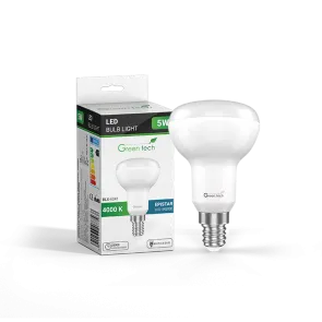 GREEN TECH LED bulb Green Tech 5W, 4000K, E14, R50, Flux: 500 lm, IP40, Epistar chip - BLX-6241