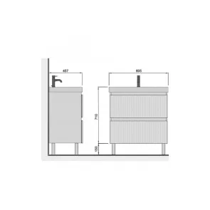 Fluffy 80 omarica | Kopalniško pohištvo | E-shop.si