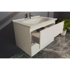 Poly 65 | Wall-Mounted Vanity with Sink | E-shop.si