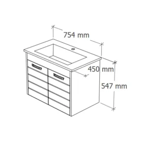 White 75 | Kopalniška omarica | E-shop.si