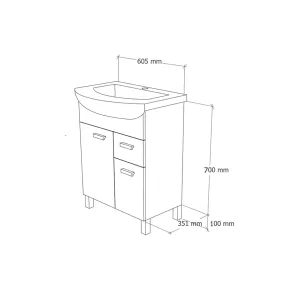 Idea 65 floor-standing vanity | Bath furniture | E-shop.si