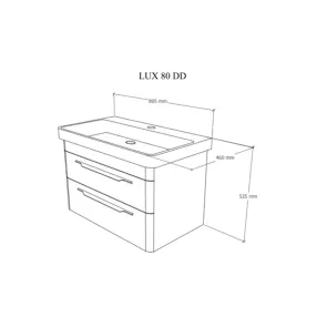 Lux 80 omarica | Kopalniško pohištvo | E-shop.si
