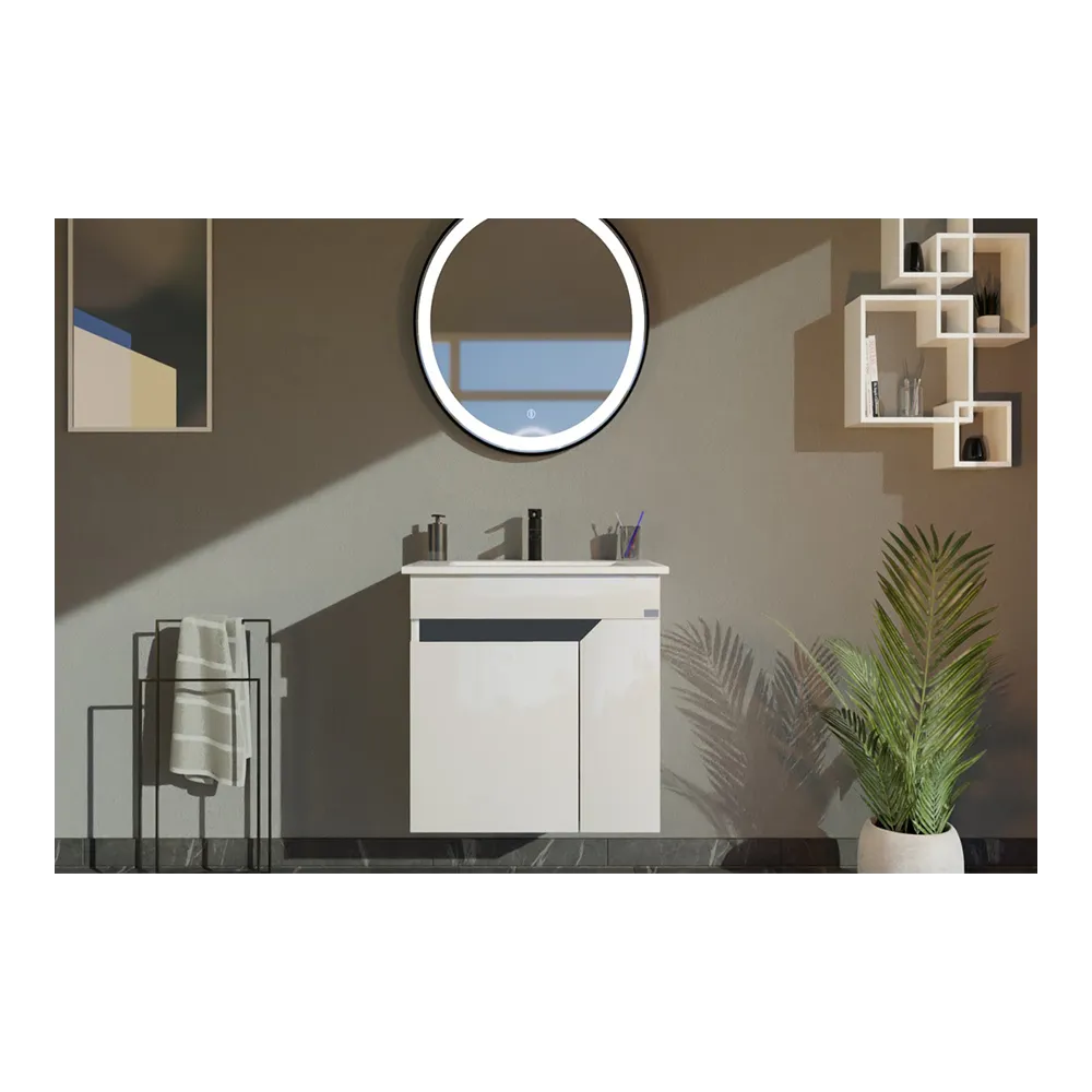 Vision 60 Grey | Wall-mounted bathroom cabinet | E-shop.si