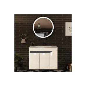 Vision 80 Grey | Stenska omarica z umivalnikom | E-shop.si