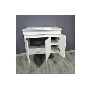 Vision 80 Grey | Stenska omarica z umivalnikom | E-shop.si
