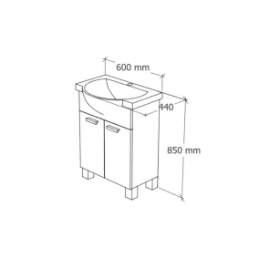Omarica Eco 60 | Kopalni pohištvo | E-shop.si
