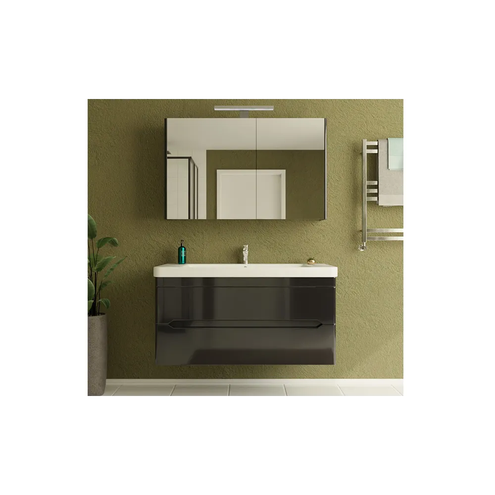 Sharp 105 anthracite | Bathroom furniture | E-shop.si