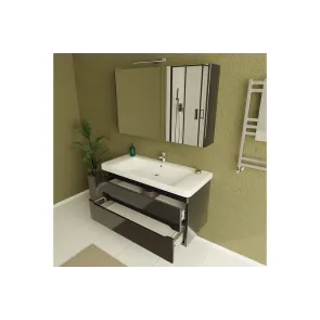 Sharp 105 anthracite | Bathroom furniture | E-shop.si