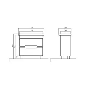 Boston 65 floor-standing vanity | Bath vanities | E-shop.si