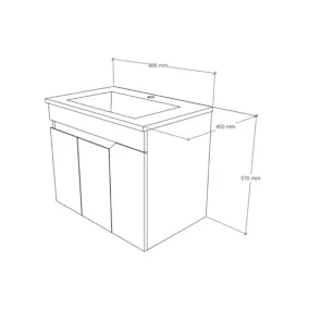 Vision 80 White | Bathroom Furniture | E-shop.si