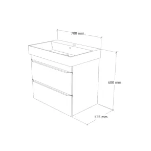 Stance 70 White | Wall cabinet | E-shop.si