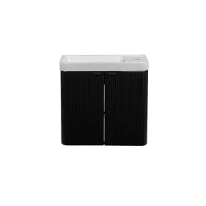 Frost 50 Black matte wall-mounted vanity | Bathroom Furniture | E-shop.si