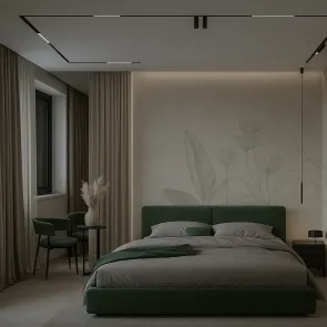 Magnetic track lighting set – 2 m track + 4 spotlights + power supply