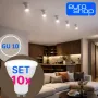 LED GU10 bulb set – 10 pcs,...
