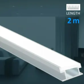 LED strip lighting set – 2 m strip + profile + power supply, 24 V