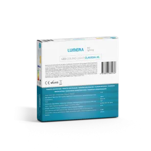 LUMERA LED stropna svetilka Lumera Lighting Claudia, 36W, 4000K, premer 49 cm - CLAUDIA-XL