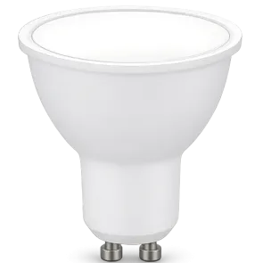 Stropni reflektor GU10 – komplet 4× GU10 + 4 LED žarnice, bela